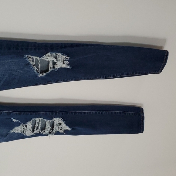 AMERICAN Eagle dark wash 360 next level stretch high rise jeggings - Picture 3 of 8